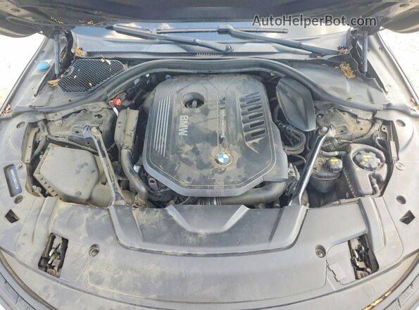 WBA7E2C36HG741321 2017 BMW 7 SERIES Blue Вид задньої частини салону