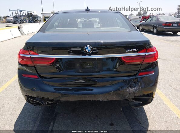 WBA7E2C39HG740745 2017 BMW 7 SERIES Black Вид щитка приладів
