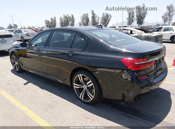WBA7E2C39HG740745 2017 BMW 7 SERIES Black Задня ліва чверть