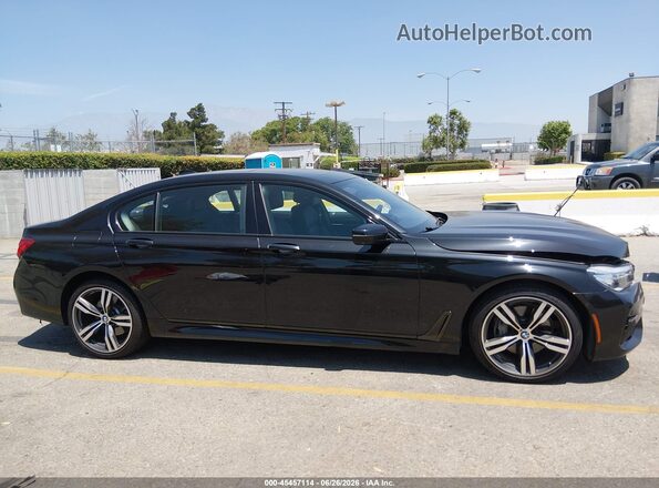 WBA7E2C39HG740745 2017 BMW 7 SERIES Black Панорамний вид салону 360°