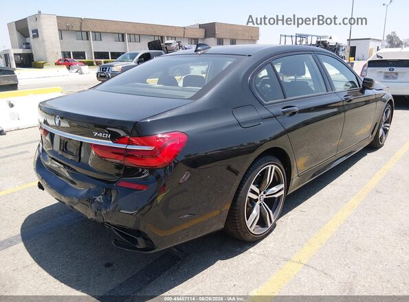 WBA7E2C39HG740745 2017 BMW 7 SERIES Black Задня права чверть