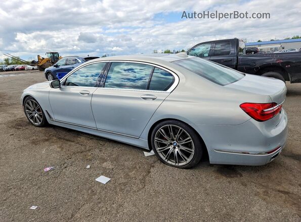 WBA7E2C50GG739080 2016 BMW 7 SERIES Silver Rear left