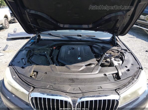 WBA7E2C55GG547475 2016 BMW 7 SERIES Dark Blue Widok z tyłu