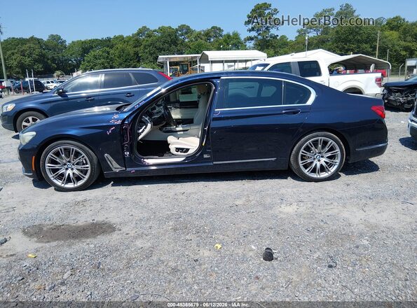 WBA7E2C55GG547475 2016 BMW 7 SERIES Dark Blue 