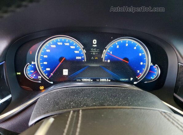 WBA7E2C55GG714661 2016 BMW OTHER Black Vista del cuadro de instrumentos