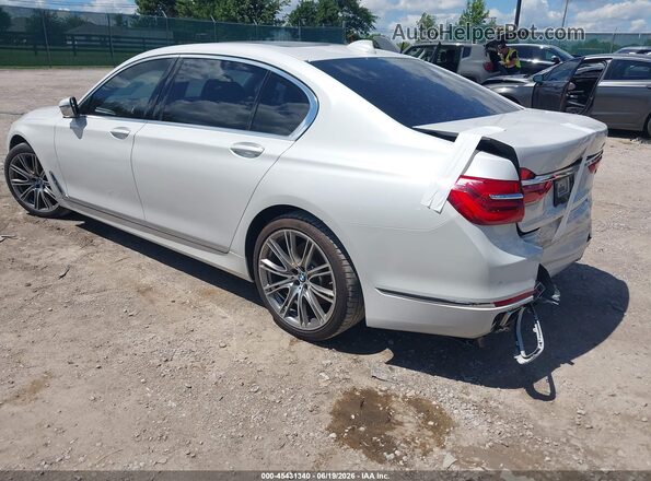 WBA7E2C55HG740470 2017 BMW 7 SERIES White Հետևի ձախ