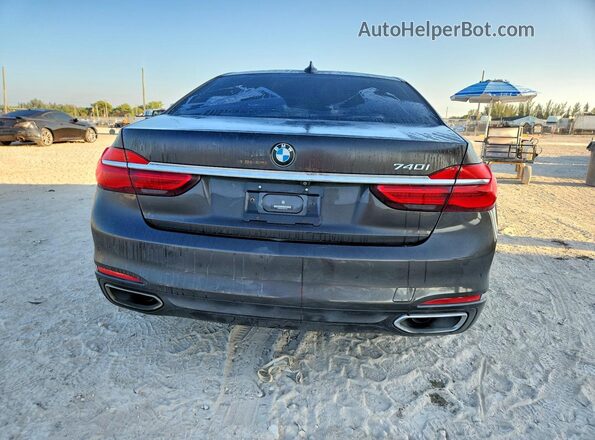 WBA7E2C55JG741544 2018 BMW OTHER Black Widok z tyłu