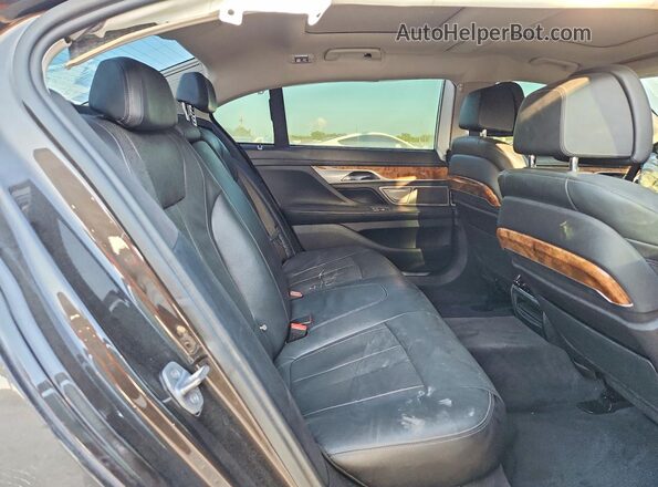 WBA7E2C55JG741544 2018 BMW OTHER Black Widok tylnych siedzeń