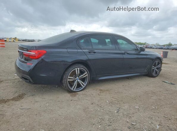 WBA7E2C56GG504764 2016 BMW 7 SERIES Black Trasero derecho