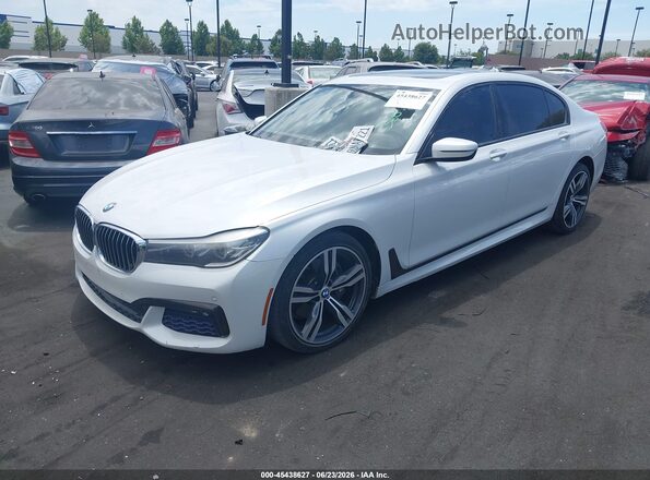WBA7E2C57GG547011 2016 BMW 7 SERIES White Przód lewy
