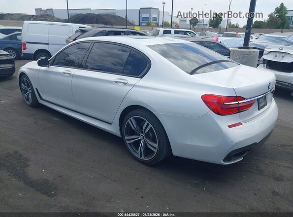 WBA7E2C57GG547011 2016 BMW 7 SERIES White Tył lewy