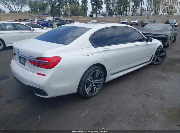 WBA7E2C57GG547011 2016 BMW 7 SERIES White Tył prawy
