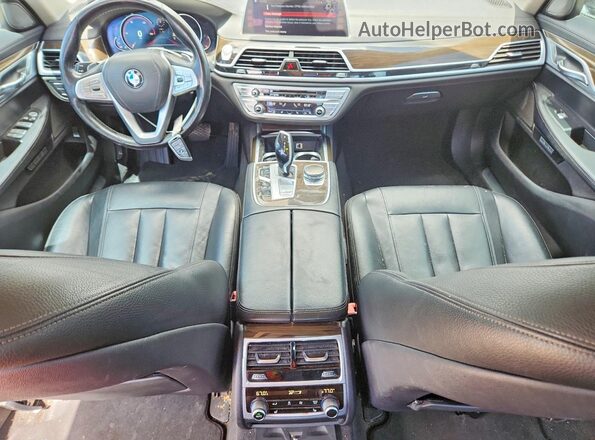 WBA7E2C57JG741481 2018 BMW 7 SERIES Gray Вид панелі приладів