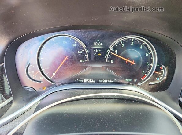 WBA7E2C59GG548029 2016 BMW 7 SERIES White Սարքավորումների վահանակի տեսք