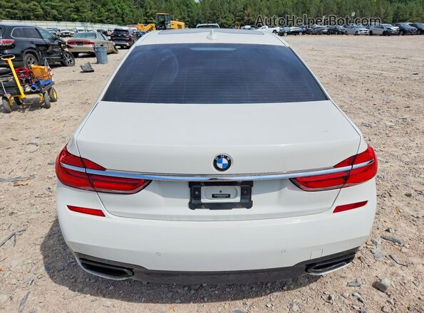 WBA7E2C59GG548029 2016 BMW 7 SERIES White Հետևի տեսք
