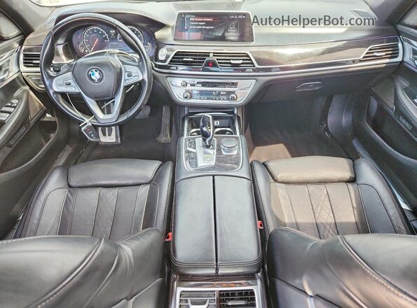 WBA7E2C59GG548029 2016 BMW 7 SERIES White Առջևի վահանակի տեսք