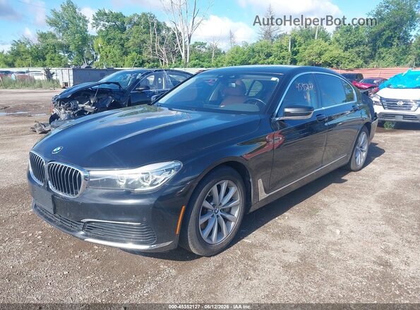 WBA7E4C51KGV28409 2019 BMW 7 SERIES Черный Передняя левая четверть