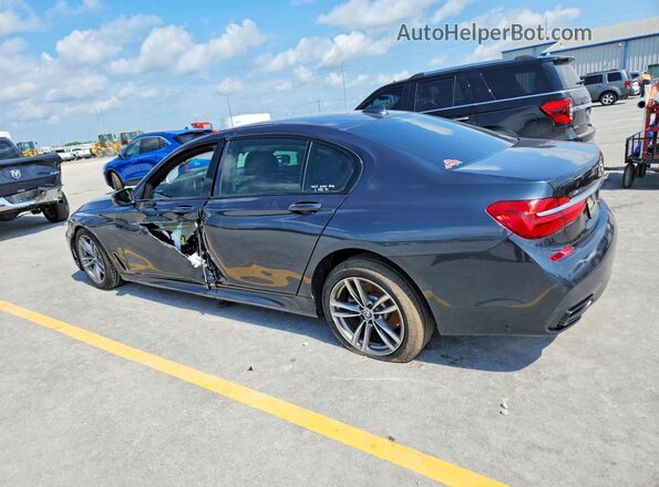 WBA7E4C59KGV28271 2019 BMW 7 SERIES Black Tył lewy