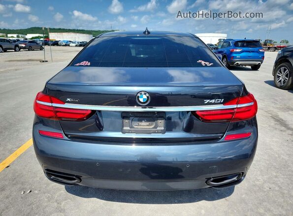 WBA7E4C59KGV28271 2019 BMW 7 SERIES Black Widok z tyłu