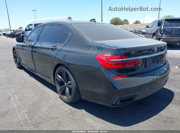 WBA7F0C31HGM21535 2017 BMW 7 SERIES Black Trasero izquierdo