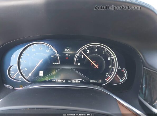 WBA7F0C31HGM21535 2017 BMW 7 SERIES Black Vista de los asientos traseros