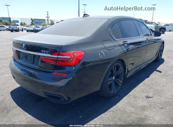 WBA7F0C31HGM21535 2017 BMW 7 SERIES Black Trasero derecho