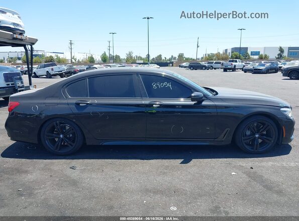 WBA7F0C31HGM21535 2017 BMW 7 SERIES Black Vista interior trasera