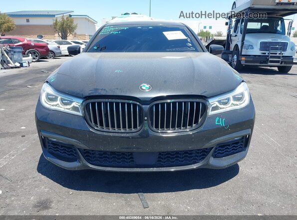 WBA7F0C31HGM21535 2017 BMW 7 SERIES Black Vista del cuadro de instrumentos
