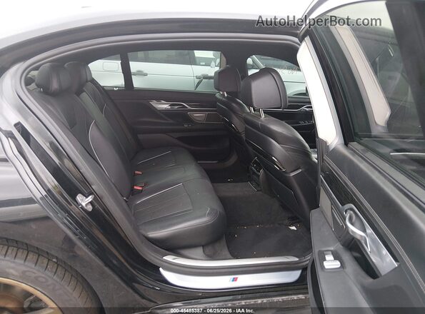 WBA7F0C32HGM21544 2017 BMW 7 SERIES Black Widok naklejki z numerem VIN