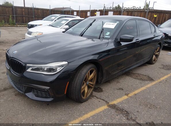 WBA7F0C32HGM21544 2017 BMW 7 SERIES Black Przód lewy