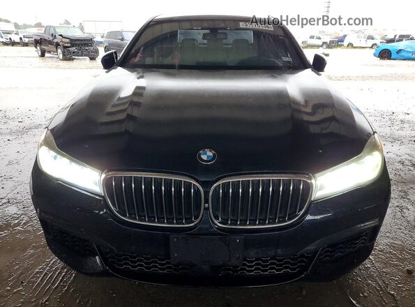 WBA7F0C32HGM21589 2017 BMW 7 SERIES Blue Вид спереду