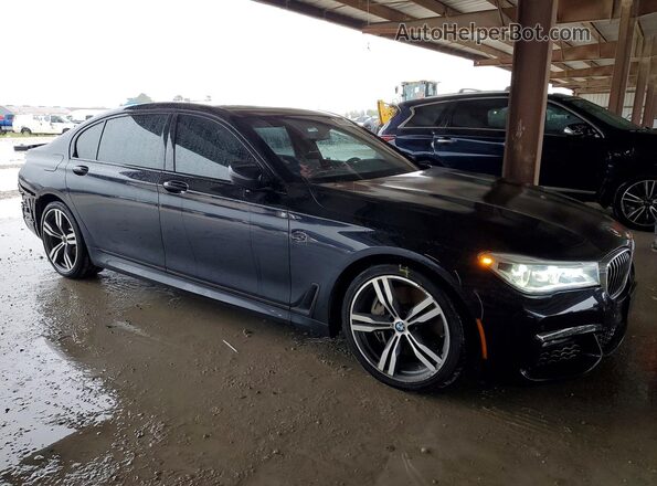WBA7F0C32HGM21589 2017 BMW 7 SERIES Blue Передня права чверть