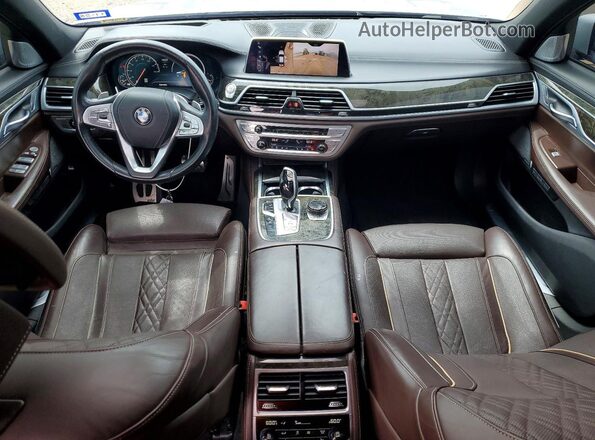 WBA7F0C33HGM21603 2017 BMW 7 SERIES Серебряный Вид панели приборов