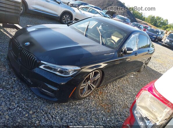 WBA7F0C37HGM22110 2017 BMW 7 SERIES Black Front left