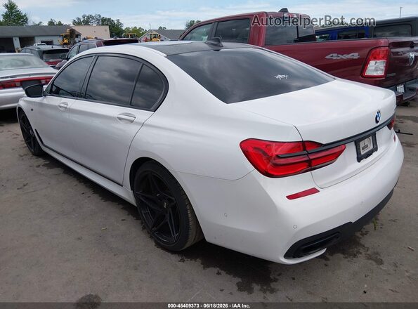 WBA7F0C52JGM23835 2018 BMW 7 SERIES White Trasero izquierdo
