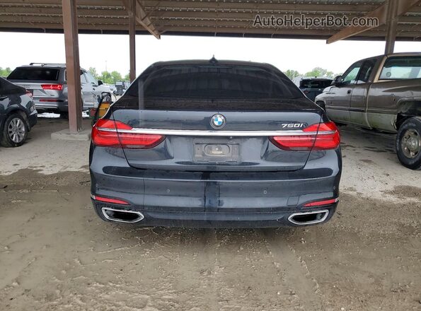 WBA7F0C52KGM24680 2019 BMW 7 SERIES Black Widok z tyłu