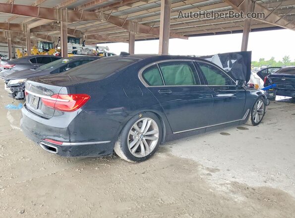 WBA7F0C52KGM24680 2019 BMW 7 SERIES Black Tył prawy