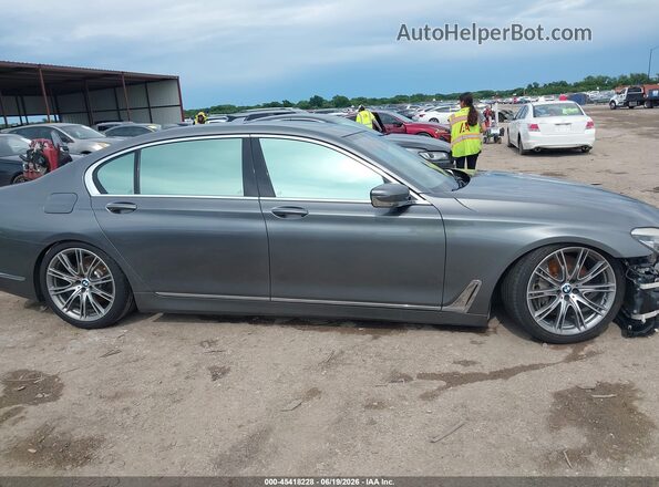 WBA7F0C53GGL99716 2016 BMW 7 SERIES Gray Vista interior de 360 grados
