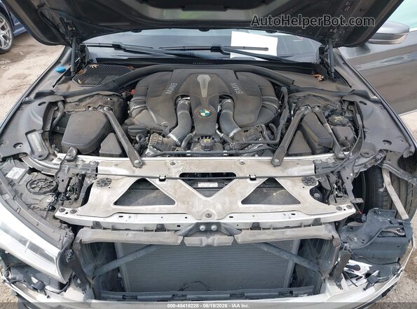 WBA7F0C53GGL99716 2016 BMW 7 SERIES Gray Vista trasera