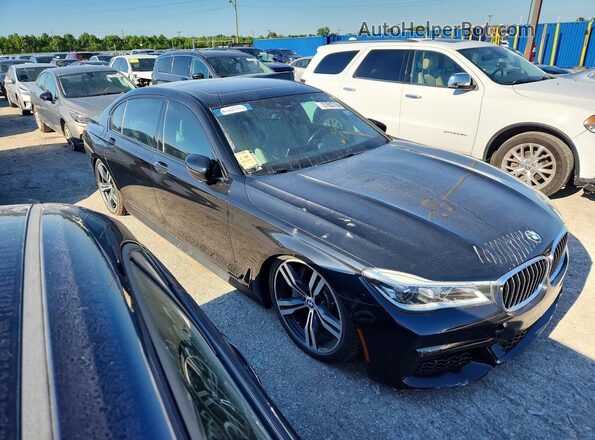 WBA7F0C54JGM22962 2018 BMW 7 SERIES Black Առջևի աջ