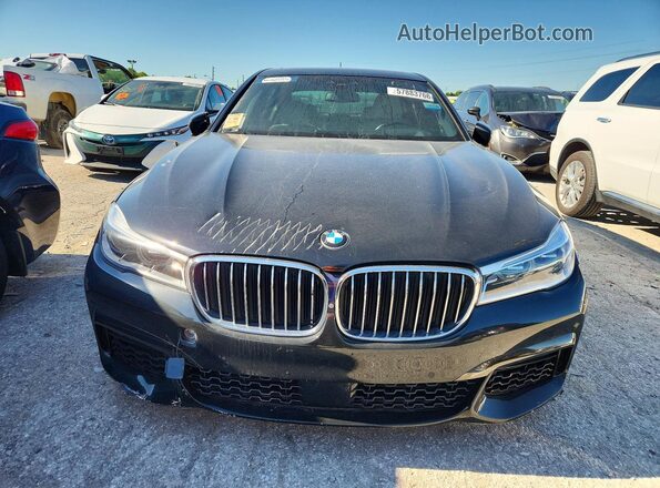 WBA7F0C54JGM22962 2018 BMW 7 SERIES Black Դիմացի տեսք