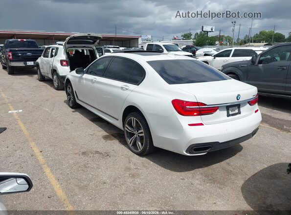 WBA7F0C55HGM21393 2017 BMW 7 SERIES White Trasero izquierdo