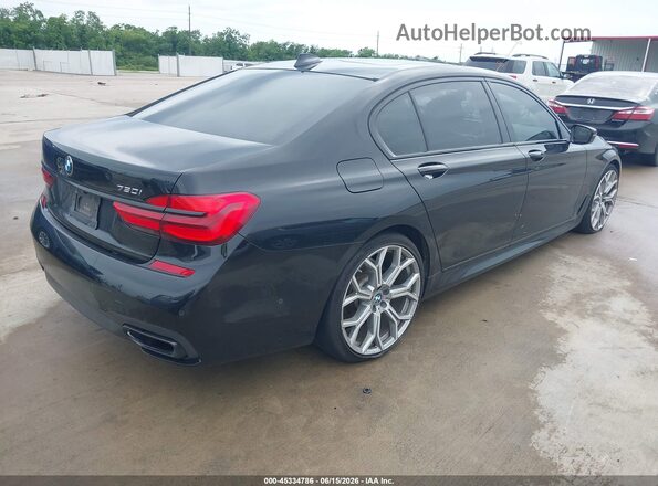 WBA7F0C56KGM24861 2019 BMW 7 SERIES Black Tył prawy