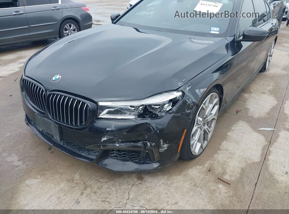 WBA7F0C56KGM24861 2019 BMW 7 SERIES Black Widok z przodu
