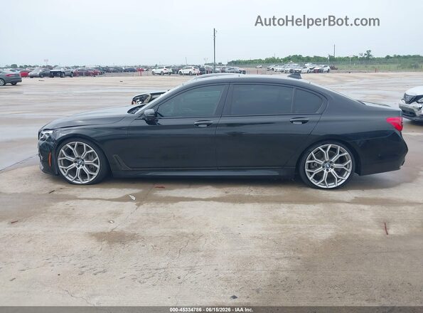 WBA7F0C56KGM24861 2019 BMW 7 SERIES Black Widok wnętrza 360 stopni