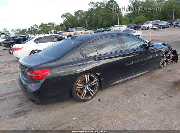 WBA7F0C5XKGM24653 2019 BMW 7 SERIES Black Trasero derecho