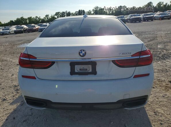 WBA7F0C5XKGM25723 2019 BMW 7 SERIES White Вид ззаду