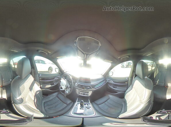 WBA7F0C5XKGM25723 2019 BMW 7 SERIES White Панорамний вид салону 360°