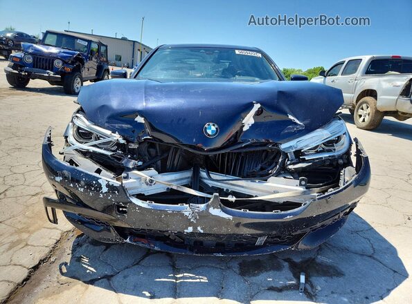 WBA7F2C50HG422379 2017 BMW 7 SERIES Black წინა ხედი