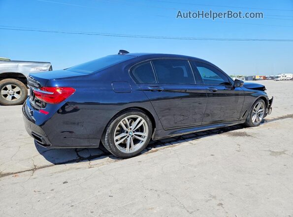 WBA7F2C50HG422379 2017 BMW 7 SERIES Black უკანა მარჯვენა